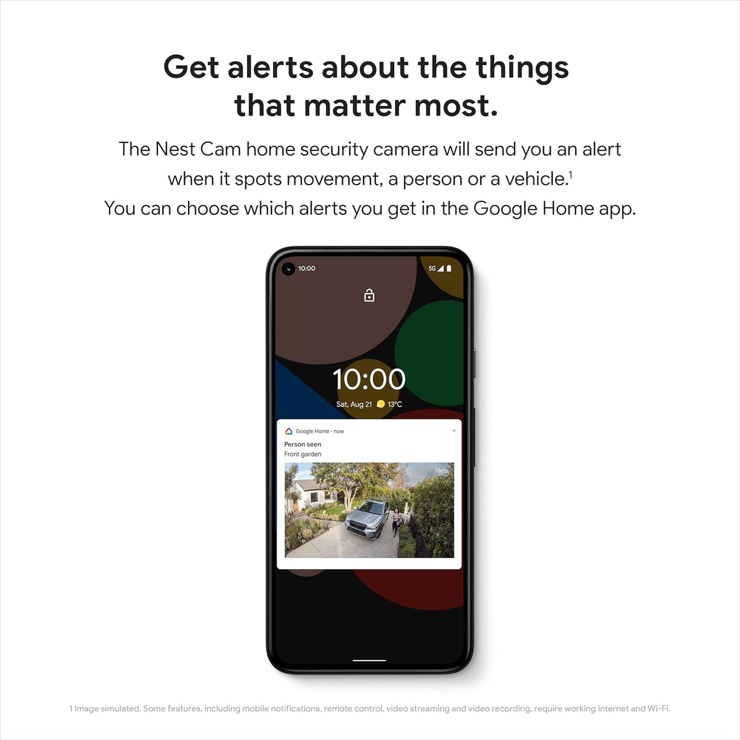 Google Nest Security Cam (Wired) - 2nd Generation - Snow