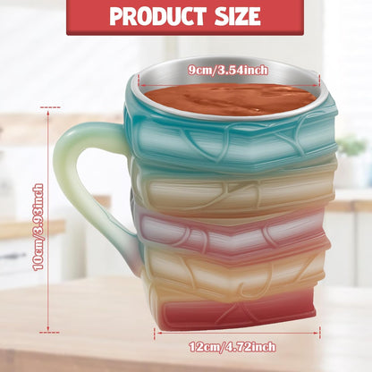 Purilite Select Hand-Painted Glass Book Mug