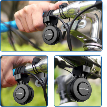 YOUNGFLY Electric Bike Horn Bicycle Bell, 120db Electronic Bicycle Horn with USB Waterproof Plug 4 Sound Modes, for Kids Boys Adults Mountain Bike Accessories