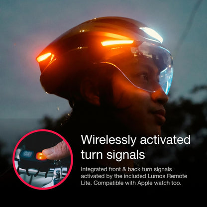 Lumos Ultra E-Bike Smart Helmet | NTA 8667 Certified | Front & Rear LED Lights | Retractable Face Shield | App Controlled | EBike, Scooter, Cycling, Bicycle | Adults, Men Women