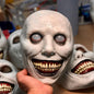 QCCX Halloween Masks for Adult, Scary Smiling Demons Mask, Halloween Zombie Mask, Scream Halloween Cosplay Masks