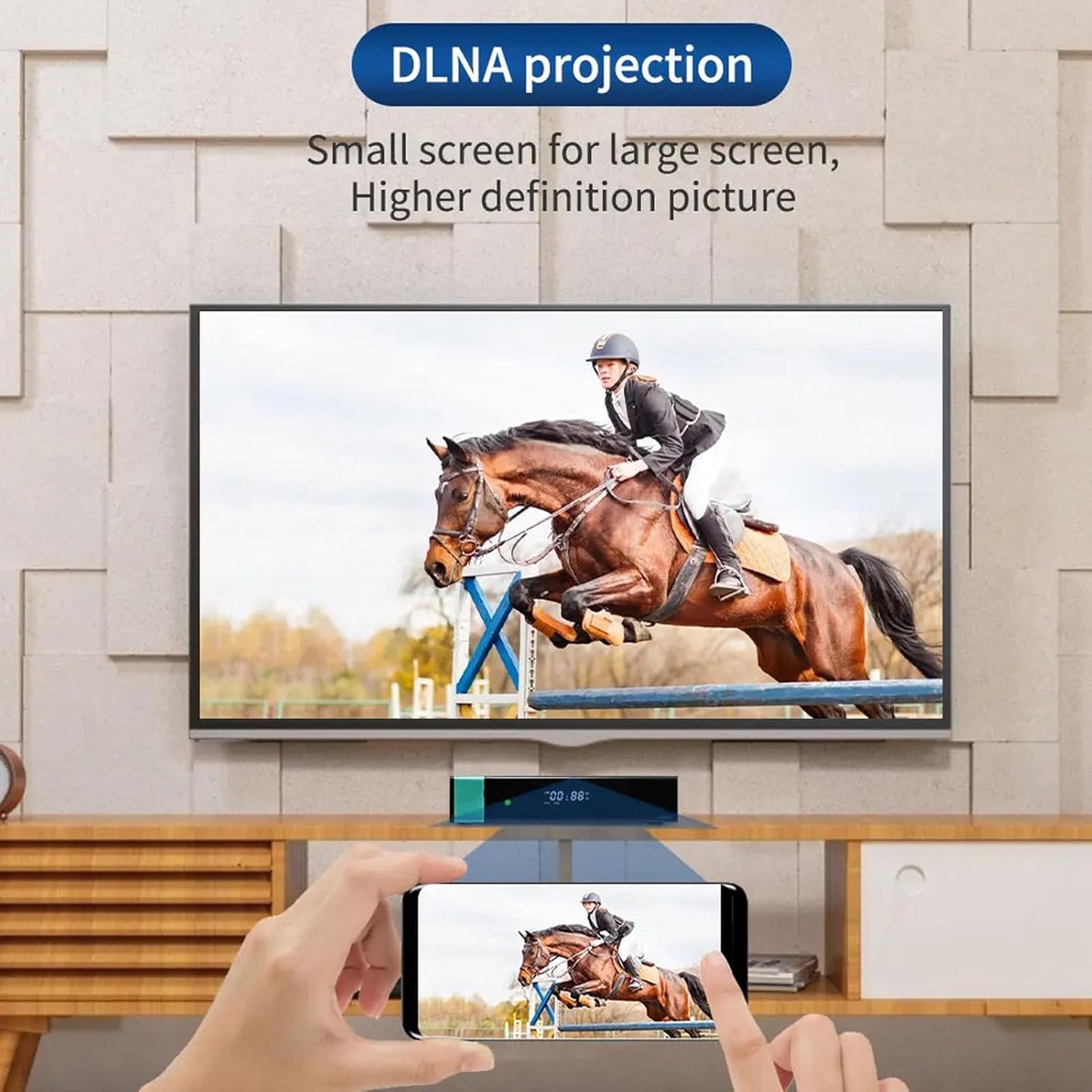 Satellite Receiver Digital TV Antenna for Smart TV VCM, ACM, Multi Stream, Biss, PowerVu, DRE, IPTV, Support, DLNA, Unicable, DiSEqC, HEVC Main 10, AVS+, 2.4G WiFi, Ethernet,