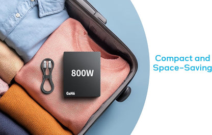 800W & 160W GaN Foldable Charging Station | Multi-Port USB-C PD PPS Desktop Fast Charging Hub
