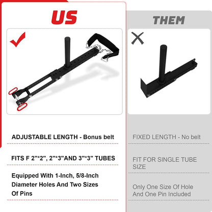 Belt Squat Attachment, Universal size, Black