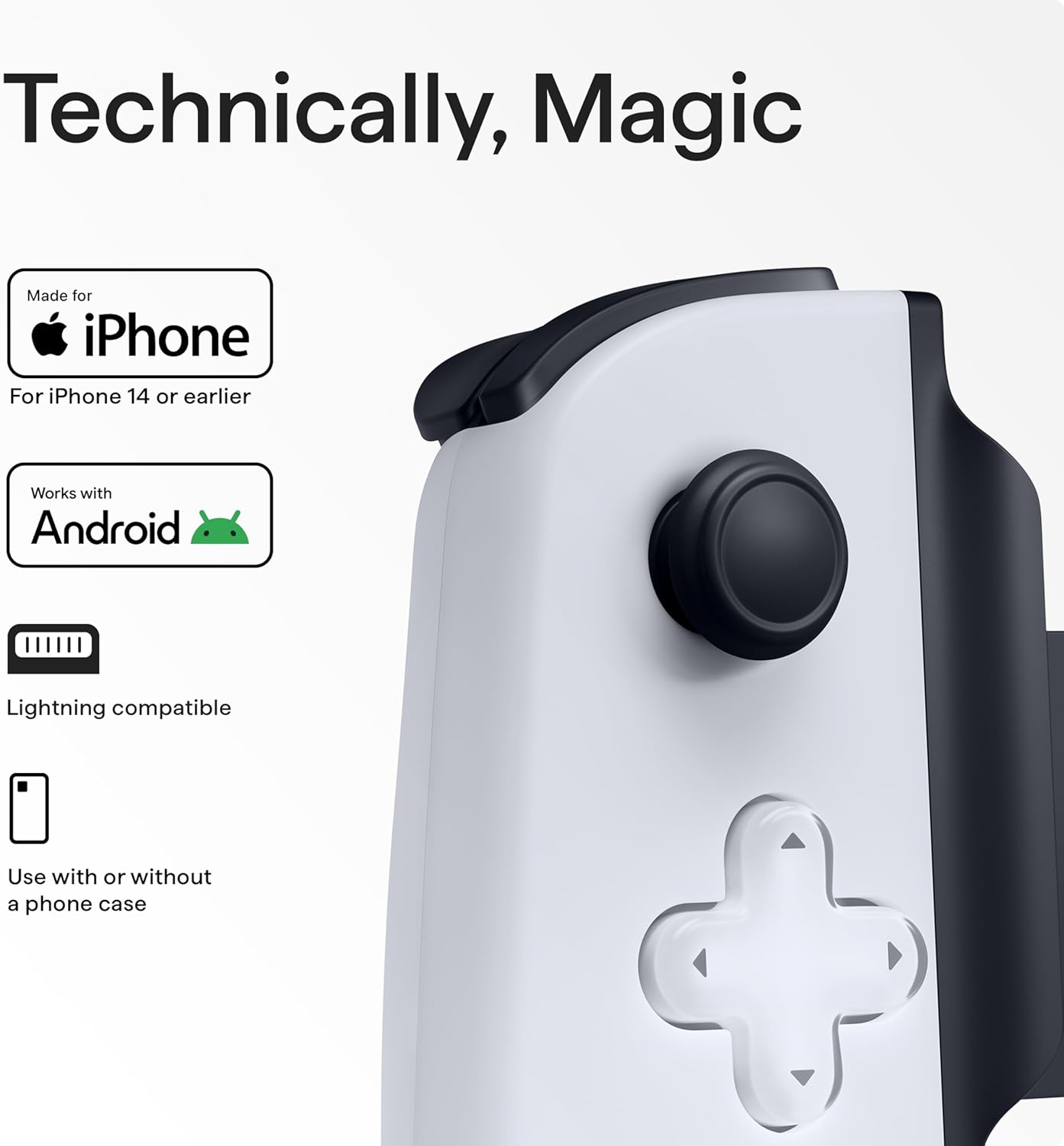 BACKBONE One Mobile Gaming Controller for iPhone (Lightning) - PlayStation Edition - 2nd Gen - Turn Your iPhone into a Gaming Console - Play Xbox, PlayStation & More (3 Months Apple Arcade Included)