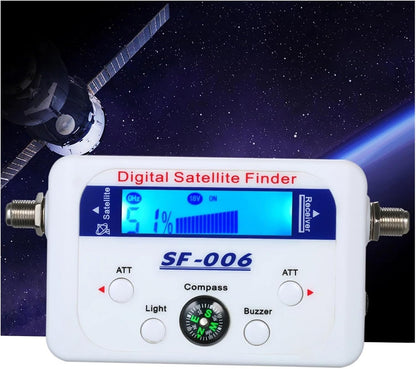 Digital Satellite Finder Satellite Signal Meter Mini Digital Satellite Signal Finder Meter with LCD Display Digital Satfinder for Dish Network Directv