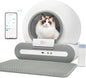 DOEL Self Cleaning Cat Litter Box, 65L Automatic Cat Litter Box, Smart Litter Box Machine with APP Control, Electric Self Scooping Litter Box