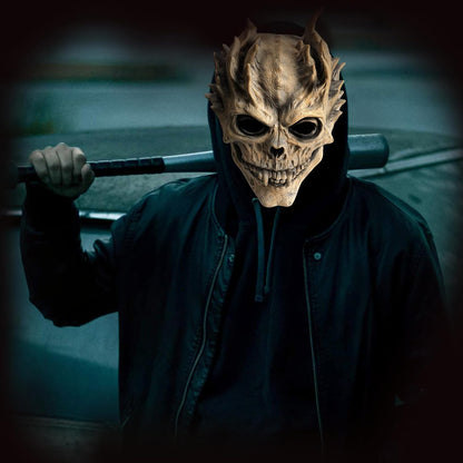 Puppyhao Scary Skull Masks Halloween Skeleton Mask Horror Ghost Face Creepy Demon Halloween Costume Cosplay Props for Adults