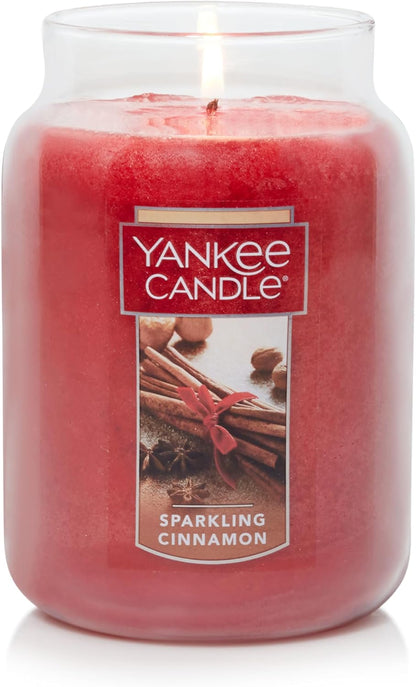 Yankee Candle Scented Candle, Sage & Citrus, Original Large Jar Candle, 110-150 Hours of Burn Time, 22 oz.