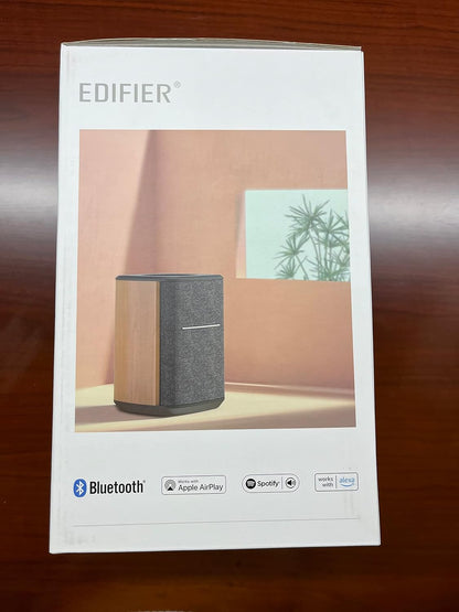 Edifier WiFi Smart Speaker Without Microphone, Works with Alexa, Supports AirPlay 2, Spotify , Tidal Connect, 40W RMS One-Piece Wi-Fi and Bluetooth Sound System, No Mic, MS50A