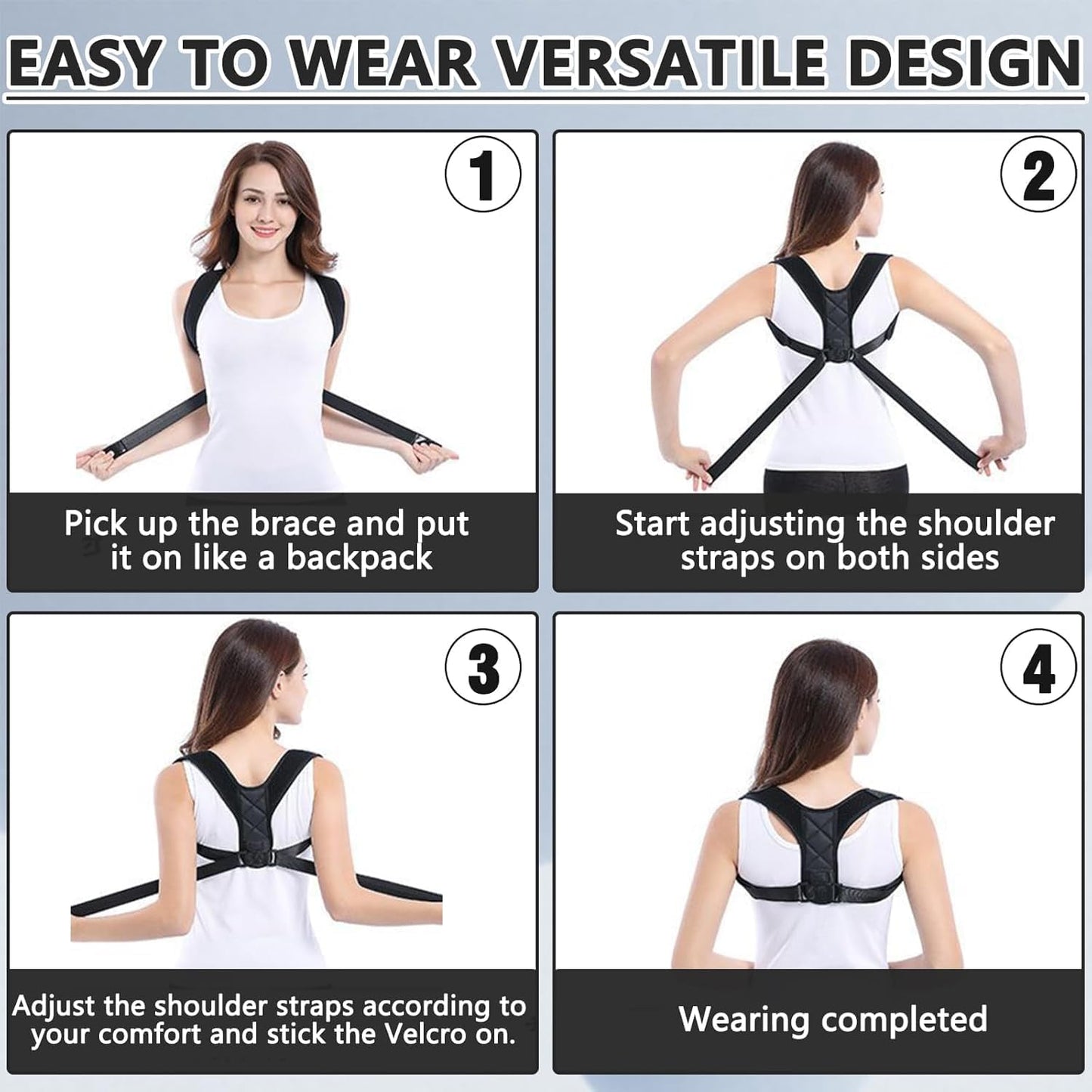 Purilite Select Back Brace Posture Corrector for Women and Men