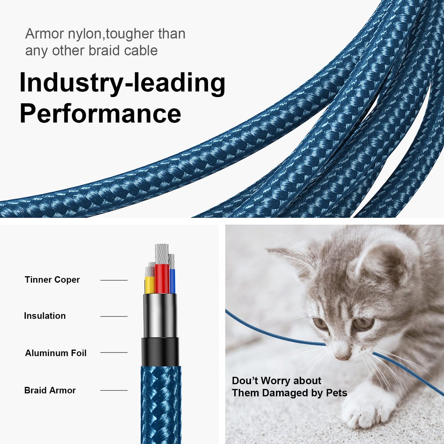 USB C to USB C Charger Cable 240W [2Pack 6FT] Type C Cable Fast Charge for MacBook, iPhone 15/Pro/Plus/Max, MacBook Pro/Air, Samsung Galaxy S23, Google Pixel