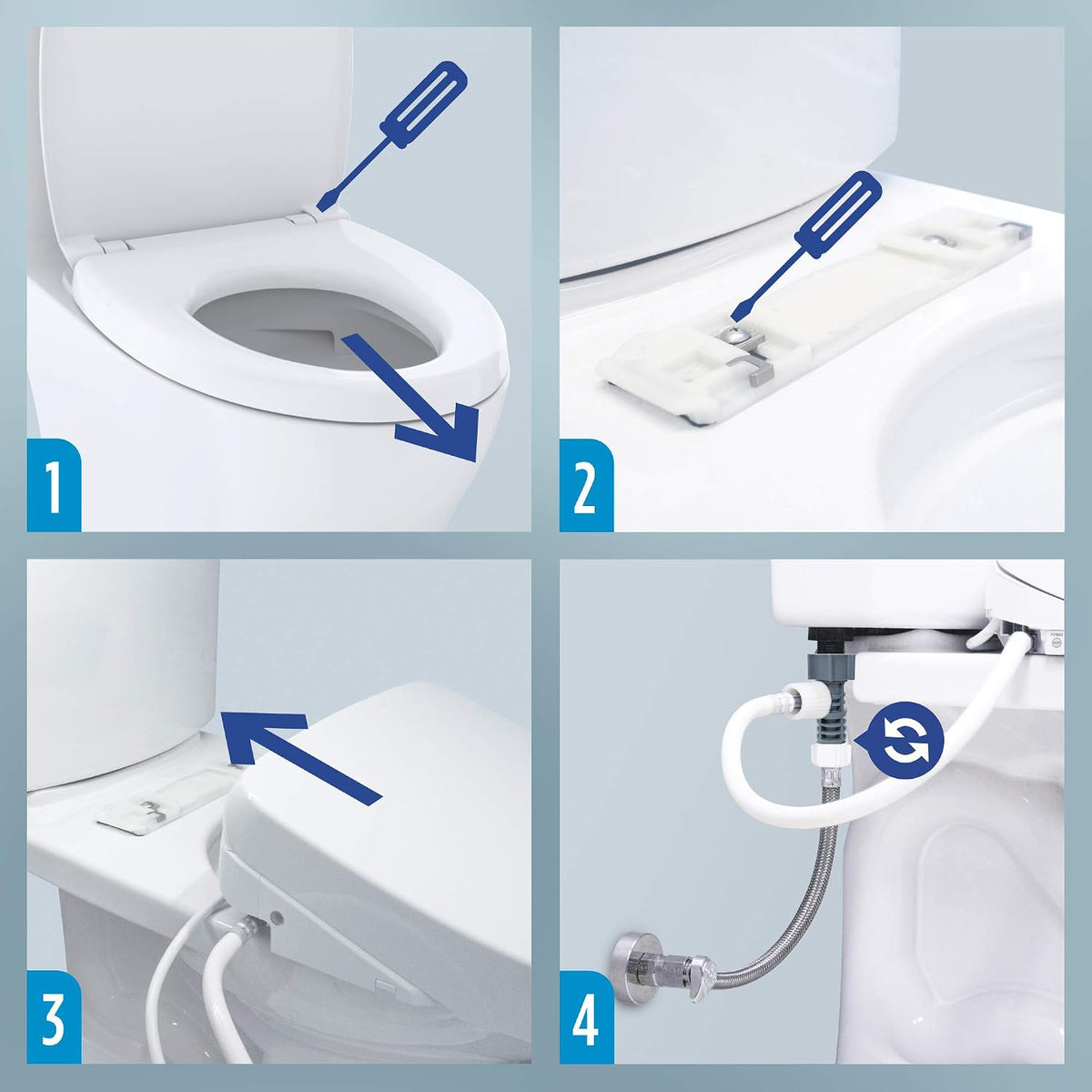 TOTO SW4736AT40#01 WASHLET+ Electronic Bidet Toilet Seat, Cotton White