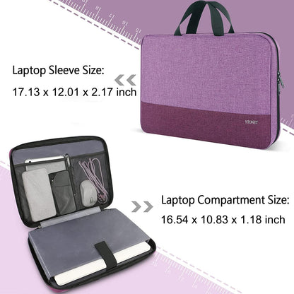 Ytonet Laptop Sleeve, 15.6 inch TSA Laptop Bag Laptop Case Water Resistant Computer Carrying Bag Compatible for Lenovo, HP, Dell, Asus Notebook, Gifts for Men Women, Grey