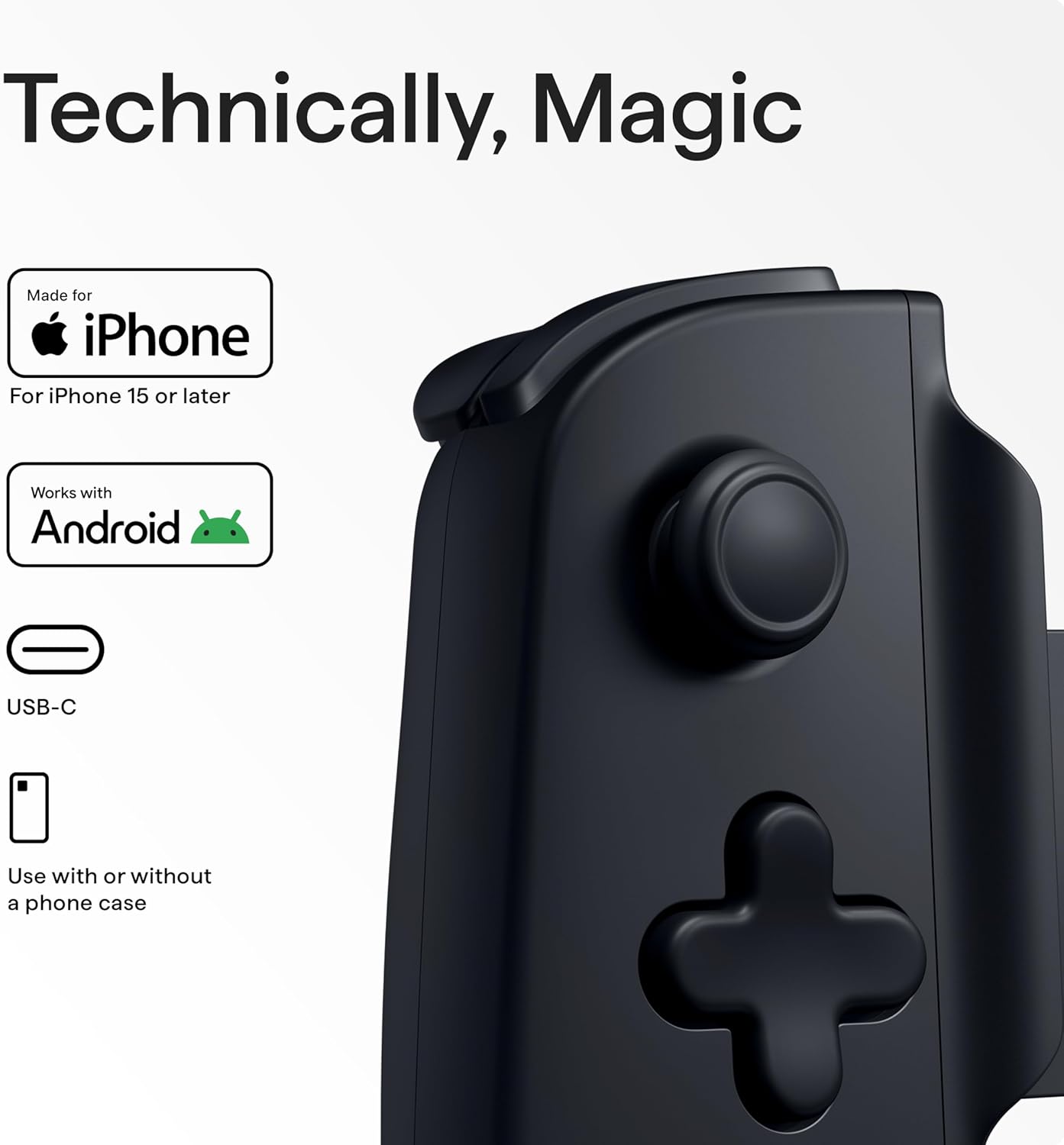 BACKBONE One Mobile Gaming Controller for iPhone (Lightning) - PlayStation Edition - 2nd Gen - Turn Your iPhone into a Gaming Console - Play Xbox, PlayStation & More (3 Months Apple Arcade Included)