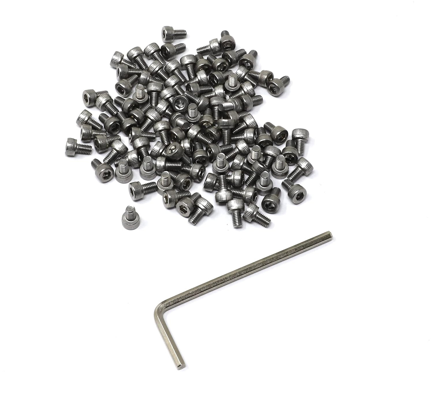 iexcell 25 Pcs M6 x 20mm Thread Pitch 1 mm Stainless Steel 304 Hex Socket Head Cap Screws Bolts Kit