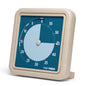 Time Timer® Retro 8 inch Eco Edition Visual Timer - 60 Minute Desk Countdown Clock Made with at Least 20% Natural Plant Material- Blue Water