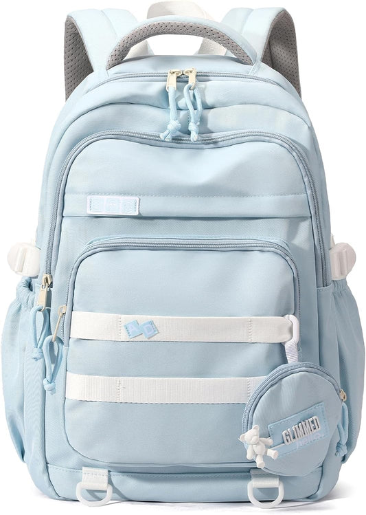 Armbq Kids Backpack for Girls Aesthetic School Backpack for Teen Girls Elementary Middle School Bookbag