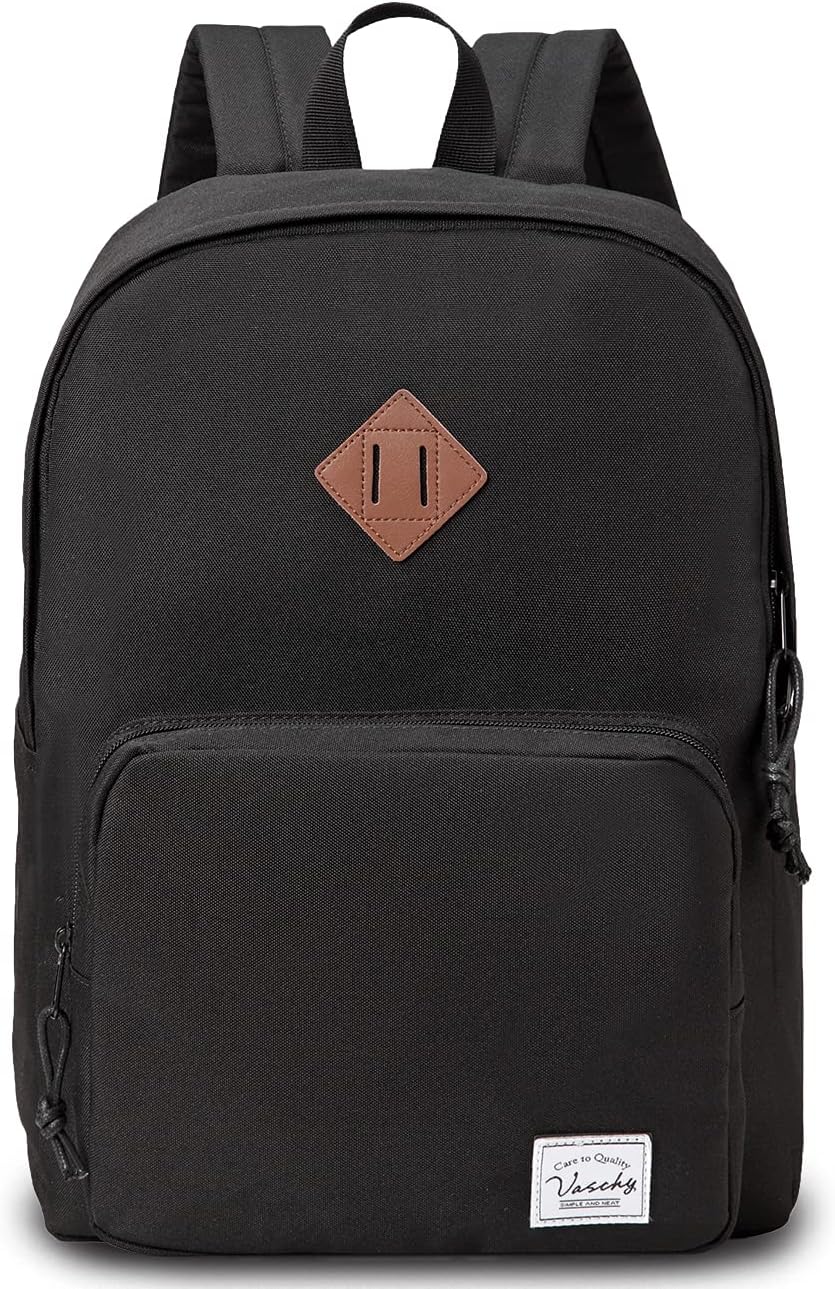 VASCHY Lightweight School Backpack for Women with Sleeve for 14" Laptop