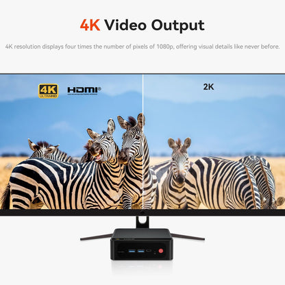 Beelink Mini PC SER5 MAX with AMD Ryzen 7 6800U, 32GB LPDDR5 1TB NVMe M.2 SSD, DP/HDMI/Type-c Triple Display Output,WiFi6,1000M LAN, BT5.2, W-11 Mini Computer
