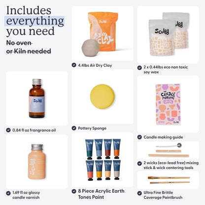 Purilite Select Candle Making &amp; Pottery Kit