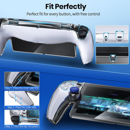 FYOUNG Carrying Case Accessories for PlayStation Portal, Full Protection Bundle with Tempered Glass Screen Protector, Protective Cover, Hard Shell Portable Travel Bag for PS5 Portal Remote Player