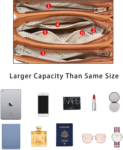 KKXIU Trendy Tote Bag for Women Lightweight Oxford Big Capacity Shoulder Purses and Handbags