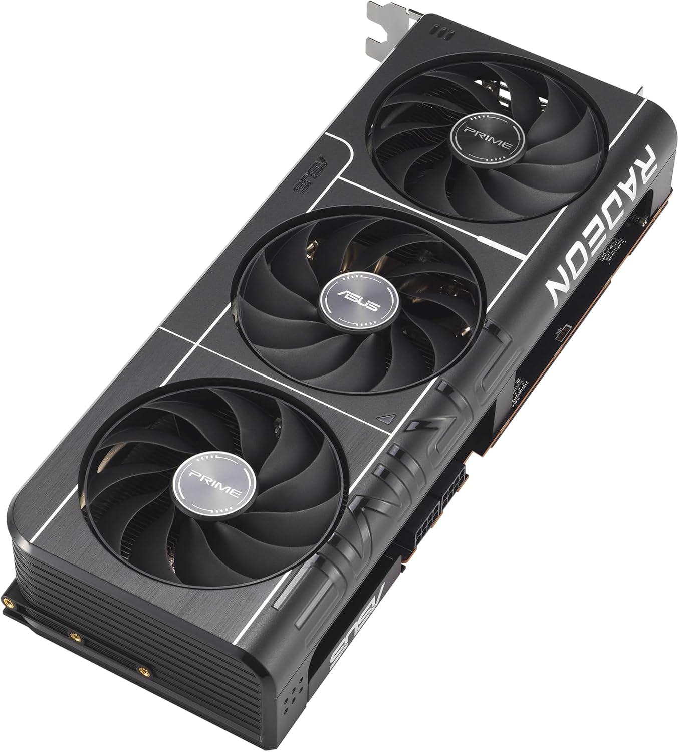 ASUS Prime Radeon™ RX 9060 XT 16GB GDDR6 OC Edition Graphics Card (PCIe 5.0, HDMI/DP 2.1, 2.5-Slot Design, axial-tech Fans, Dual Ball Fan Bearings, Dual BIOS, ASUS GPU Guard)