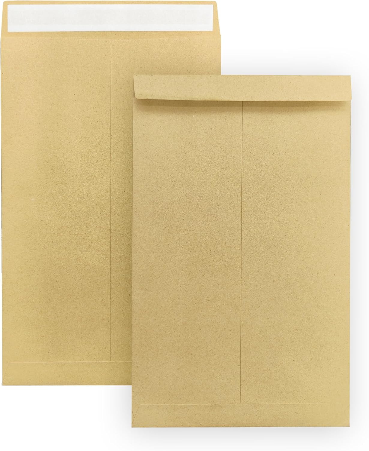 Tanshuqin 9" x 12.75" Self-Seal Catalog Envelopes 32lb Kraft Envelopes for Invitation Cards, Organizing and Storage, Pictures, Photos, Documents (100 PCS)
