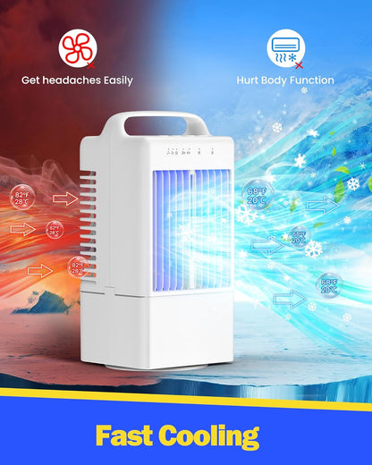 Purilite Select 4-in-1 Mini Air Conditioner – Smart Cooling, Anytime, Anywhere