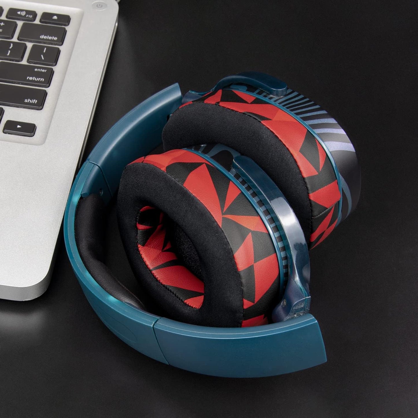 SOULWIT Replacement Earpads for Skullcandy Hesh 3/ANC/Evo & Crusher Wireless/ANC/Evo & Venue ANC Over-Ear Headphones, Ear Pads Cushions with Noise Isolation Foam - Hesh3 PL Black