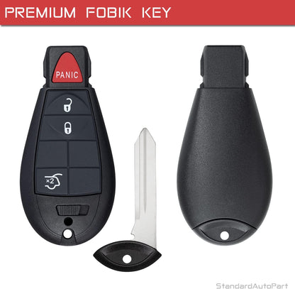 StandardAutoPart Premium Replacement Car Keyless Entry Remote for Grand Caravan Journey Durango Ram Town and Country 300 M3N5WY783X IYZ-C01C (2 Button)
