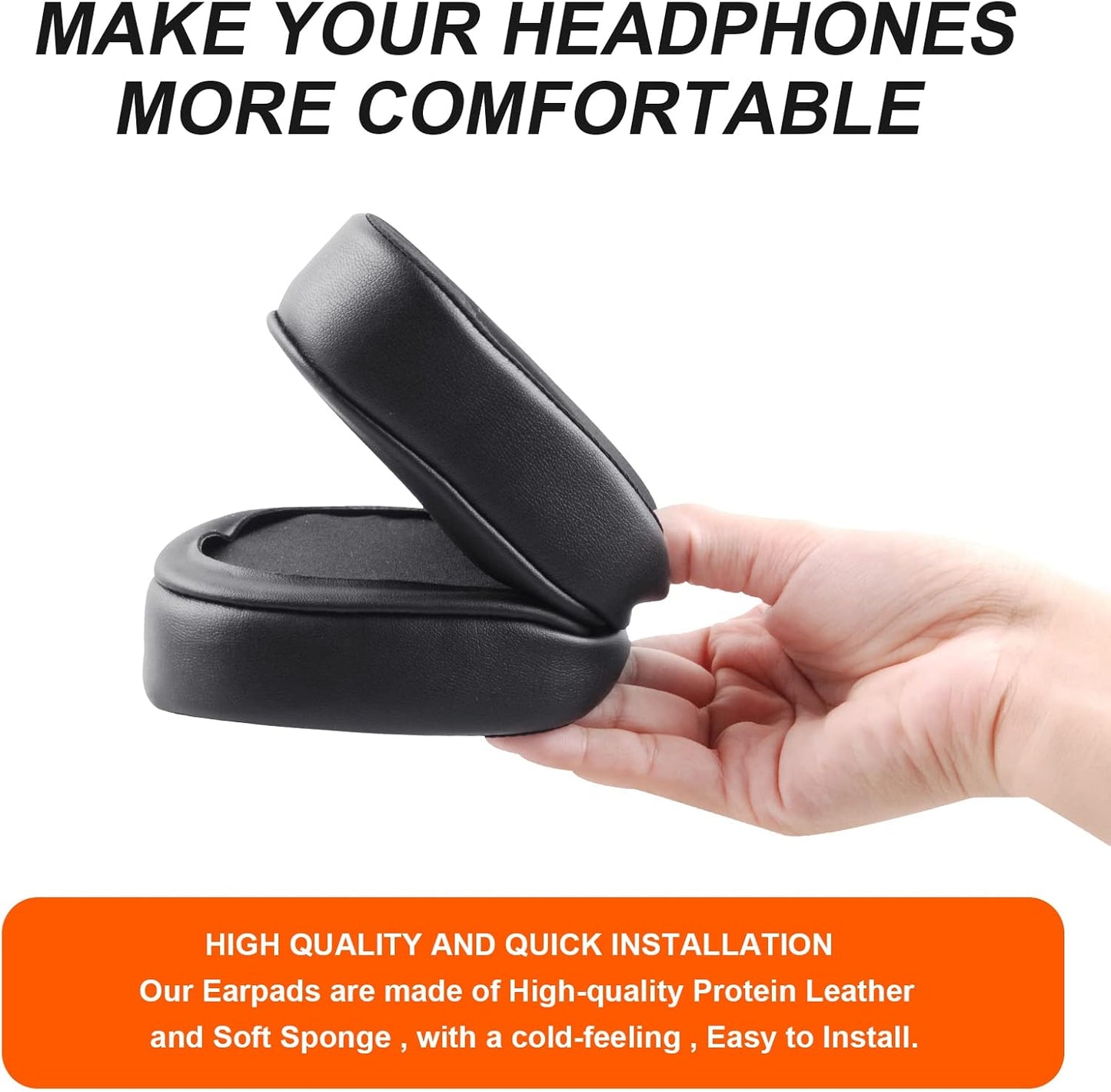 Replacement Ear Pads Cushions for Corsair Void/Void Pro/Pro RGB/RGB SE/Elite/Surround Wired & Wireless Gaming Headsets (Cooling-Gel & Noise Isolation Foam)