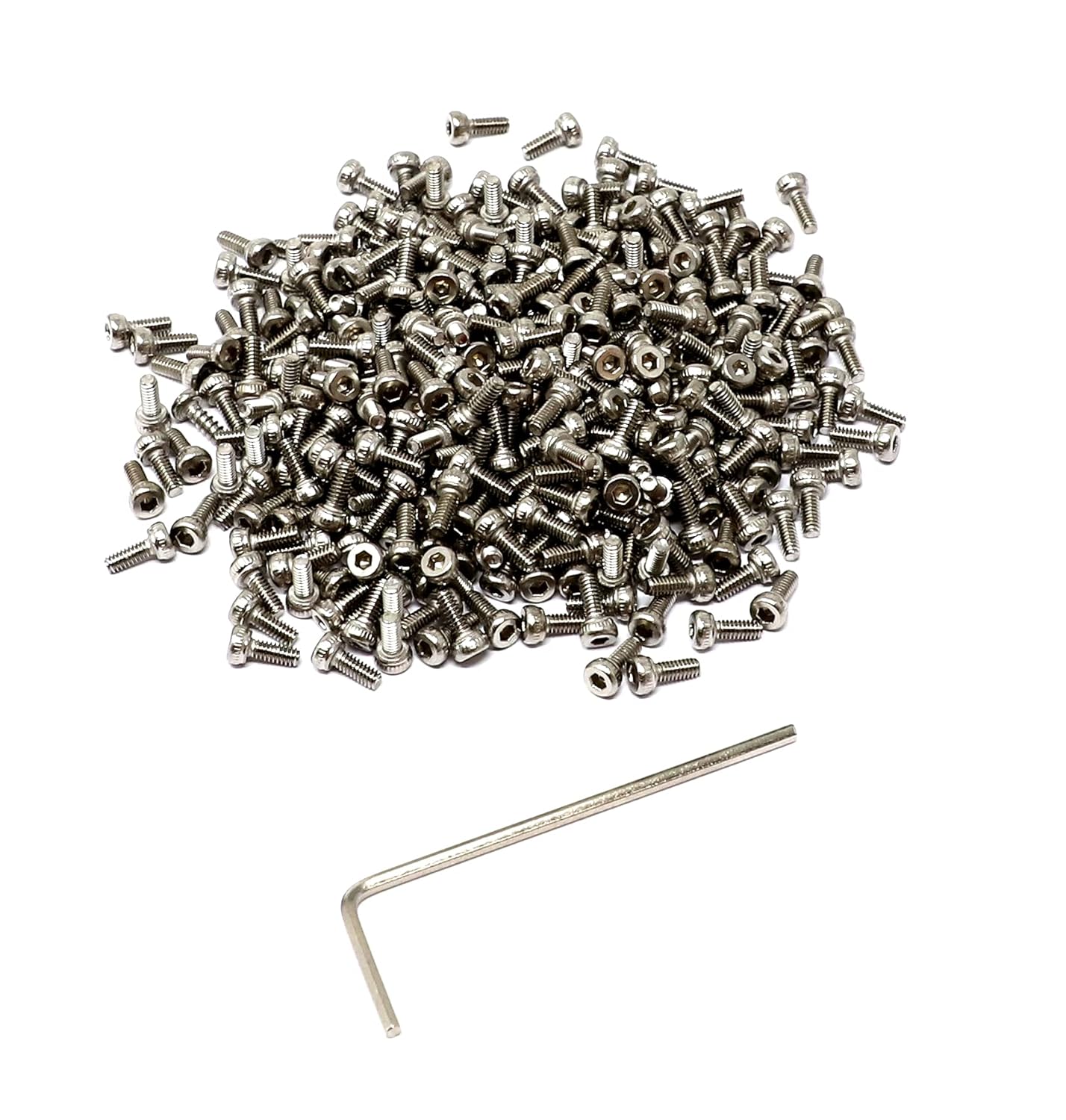 iexcell 25 Pcs M6 x 20mm Thread Pitch 1 mm Stainless Steel 304 Hex Socket Head Cap Screws Bolts Kit