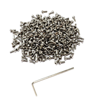 iexcell 25 Pcs M6 x 20mm Thread Pitch 1 mm Stainless Steel 304 Hex Socket Head Cap Screws Bolts Kit