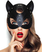 Cat Mask, Masquerade Mask for women Fox Mask Bunny Mask Cat Face Mask Leather Mask for Night Club Cocktail Cosplay Party