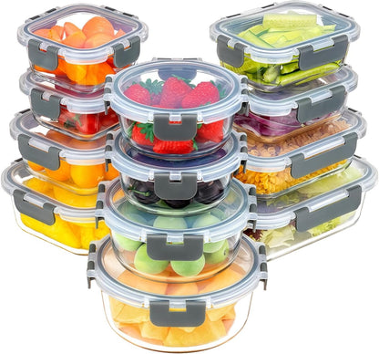Pure Future Snackle Box Container with Handle - 8 Compartment Divided Serving Tray with Lid - Crystal Clear Charcuterie Box for Travel, Parties, Movie Nights & Daily Snacks (Hand Wash Only)