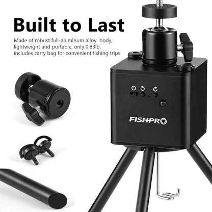 2026 Underwater Fishing Camera - FishPRO® 4.3'' 5,000mAh, (NO Need Learn) Ice Fishing Camera Fish Finder Gift for Men, 3-Grade IR, USB-C, 1000TVL, 50ft Cable, (Easy to Use for Any Age) Ice Fish Camera