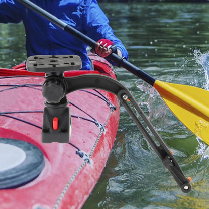 Marine Transducer Mounting Arm Kayaks Fish Finder Plate Mount Base Adapter Universals Plate Mount Base Adapter