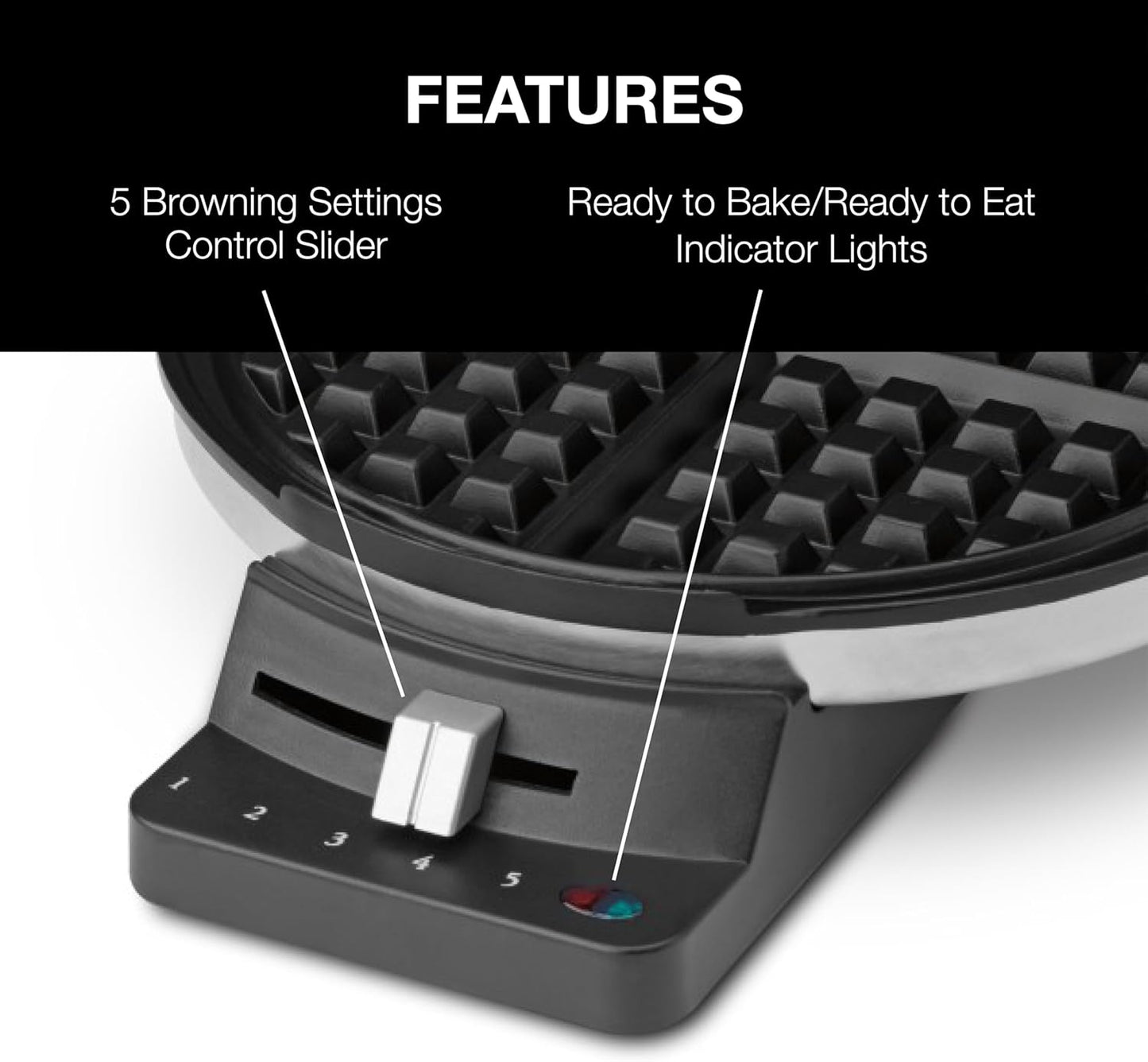 Cuisinart WMR-CAC Traditional Round Waffle Maker, small