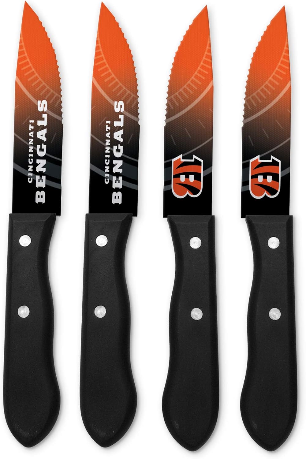 The Sports Vault by Inglasco NFL Chicago Bears Steak Knives