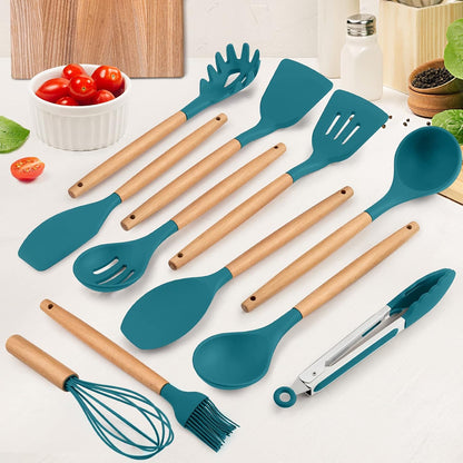 Purilite Select 6-Piece Silicone Cooking Utensil Set