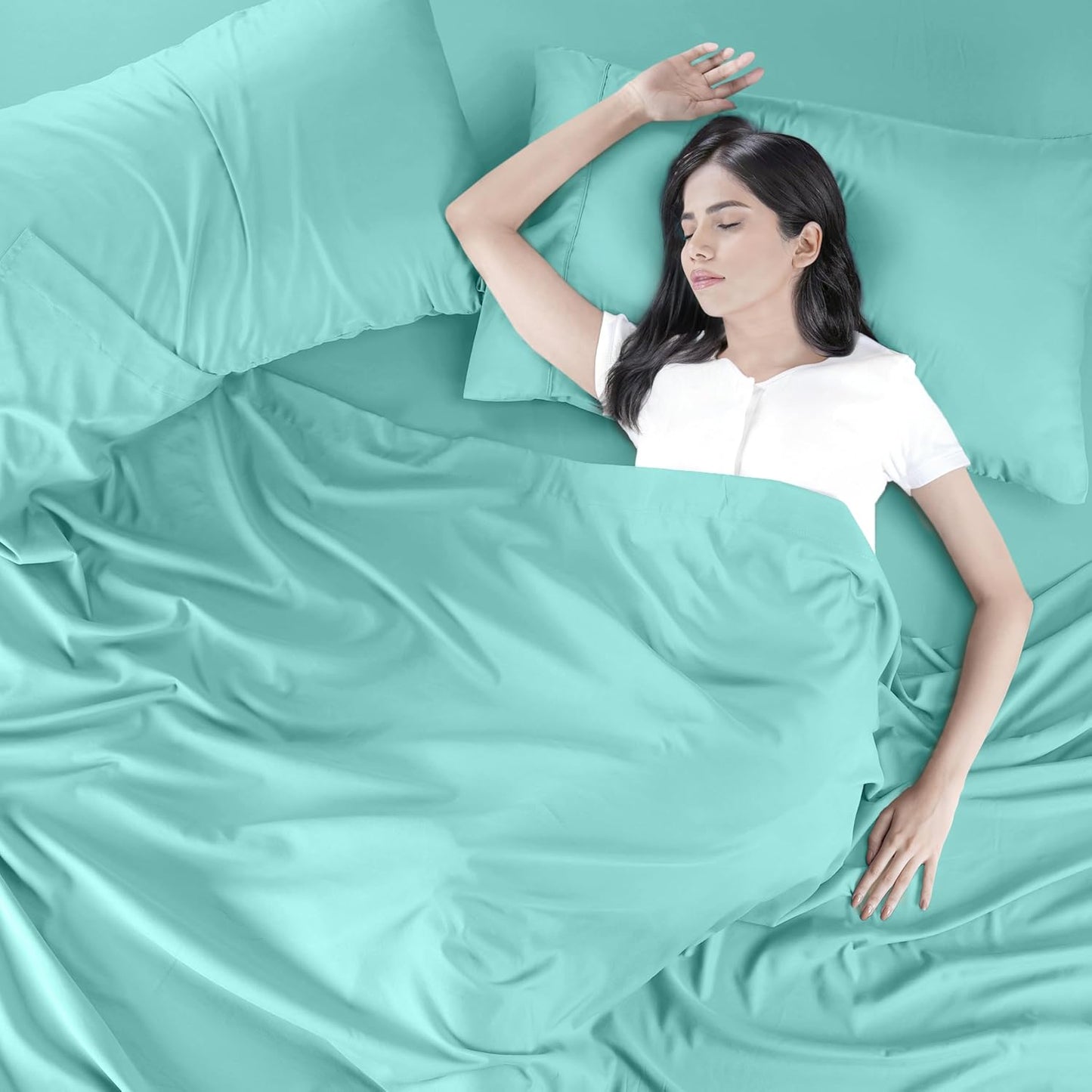 Utopia Bedding Queen Bed Sheet Set - 4 Piece Bedding - Soft Brushed Microfiber Fabric - Shrinkage & Fade Resistant - Easy Care (White)