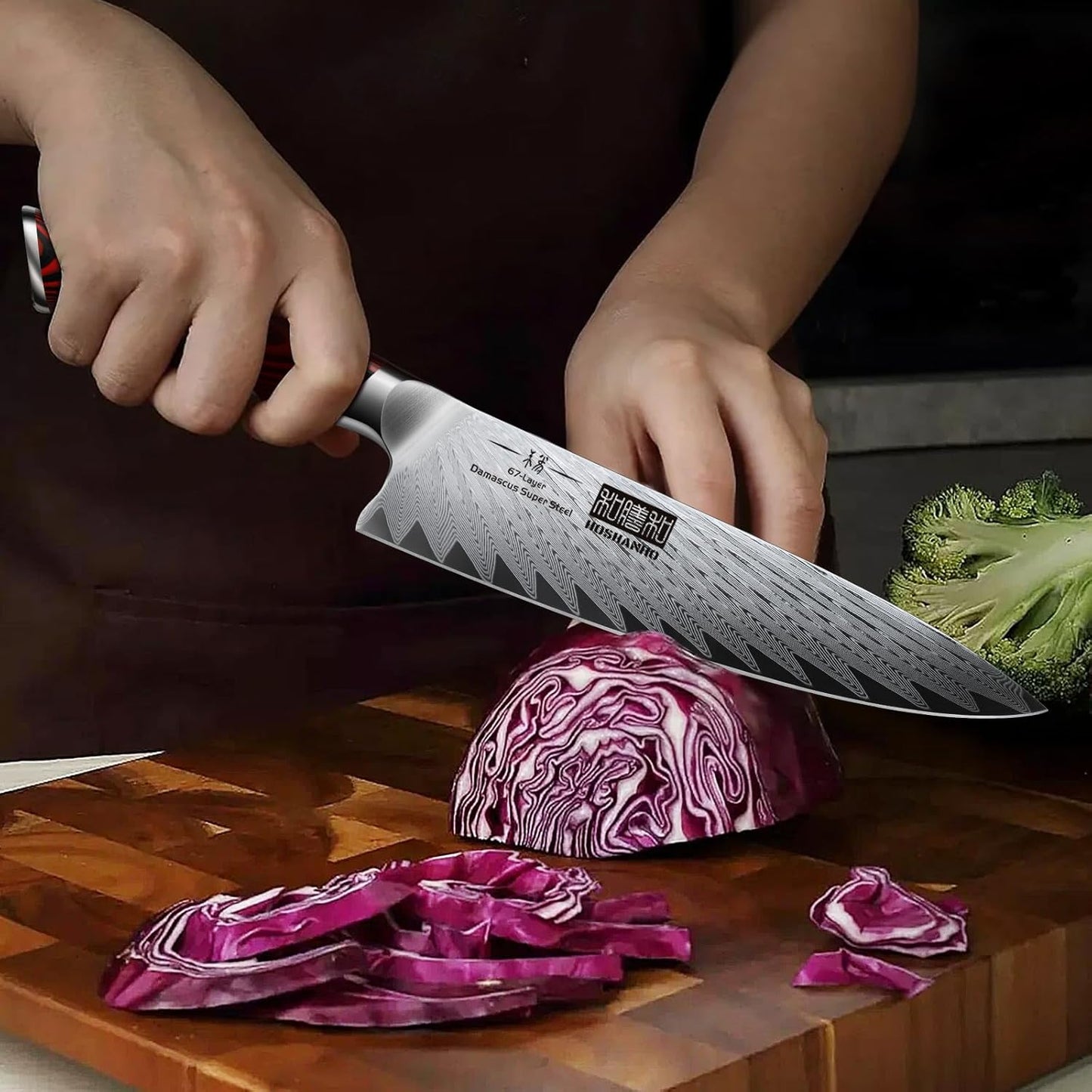 HOSHANHO Fillet Knife 7 Inch, Damascus Steel Boning Knife, Professional Fish Fillet Knife for Meat Chicken Cutting, Meat Knife with G10 Ergonomic Handle