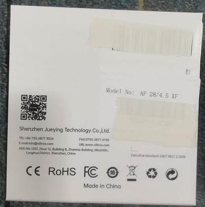VILTROX 28mm F4.5 XF Pancake APS-C for Fuji XF, Auto Focus Wide Angle Prime Lens for Fujifilm Fuji X-Mount X-Pro2 X-Pro3 X-S10 X-T20 X-T30 XT30II X-T200 X-H2 X-H2S X-T5 X-S20 X-T50 X-M5 X-E2S