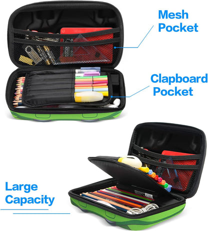 Rockpapa Large Pencil Cases, Big Pencil Case for Boys & Girls, Small Storage Box for School Students Boys Teens Kids Toddlers
