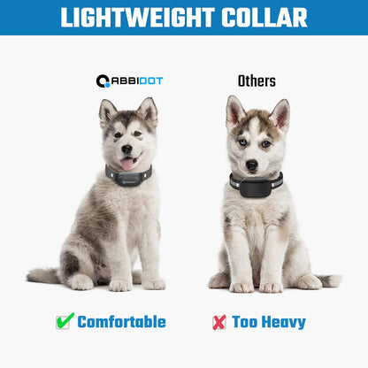 ABBIDOT Shock Collar (8-120 lbs) - Small Size Dog Training Collar with Remote Waterproof Rechargeable Dog Shock Collar with Remote E Collar for Small Medium Large Dogs
