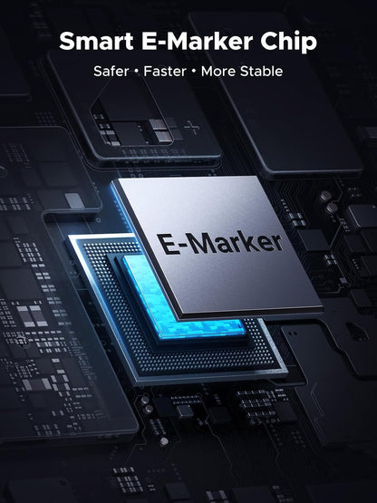 UGREEN USB C to USB C Cable 240W USB4 Gen4 80Gbps Premium 16K Dual 8K Triple 4K Display PD3.1 Type C Fast Charging Compatible with USB C Monitors, MacBook Pro, iPad Pro, iPhone 16 Pro Max, 1M