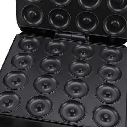 TOPINCN Mini Donut Maker Machine, 1400W Nonstick Surface for 16 Doughnuts
