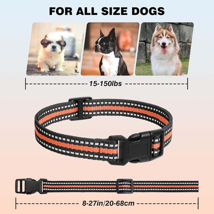 Peture Shock Collar with Remote -Long Range Control Training Collar for Dogs Rechargeable IPX7 Waterproof Dog Training Collar for Large Medium Small Dogs 3 Chanal (Pink)